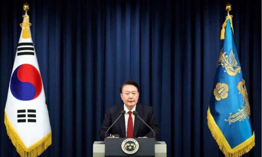 Imagem de Ministério da Justiça proíbe presidente Yoon Suk-yeol de sair da Coreia do Sul