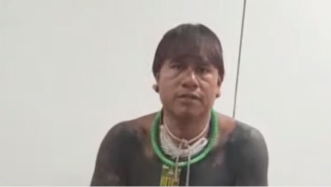 Imagem de Mulher do cacique Serere afirma que ele teve parada cardiorrespiratória na prisão