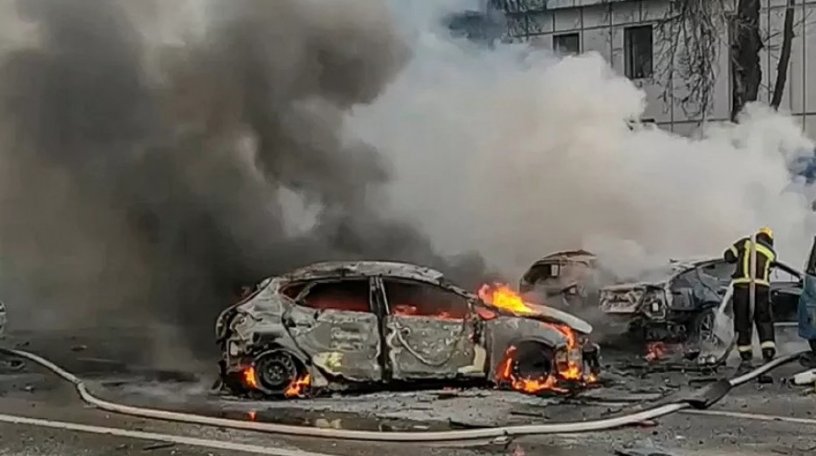 Imagem de Força Aérea da Ucrânia emite alerta de mísseis balísticos e pede que população busque abrigo