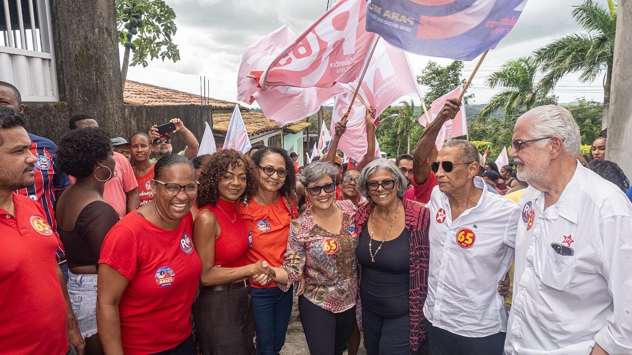 Imagem de São Francisco do Conde: Com apoio de Lula, Ró Valentim se firma cada vez mais na disputa pela prefeitura do município