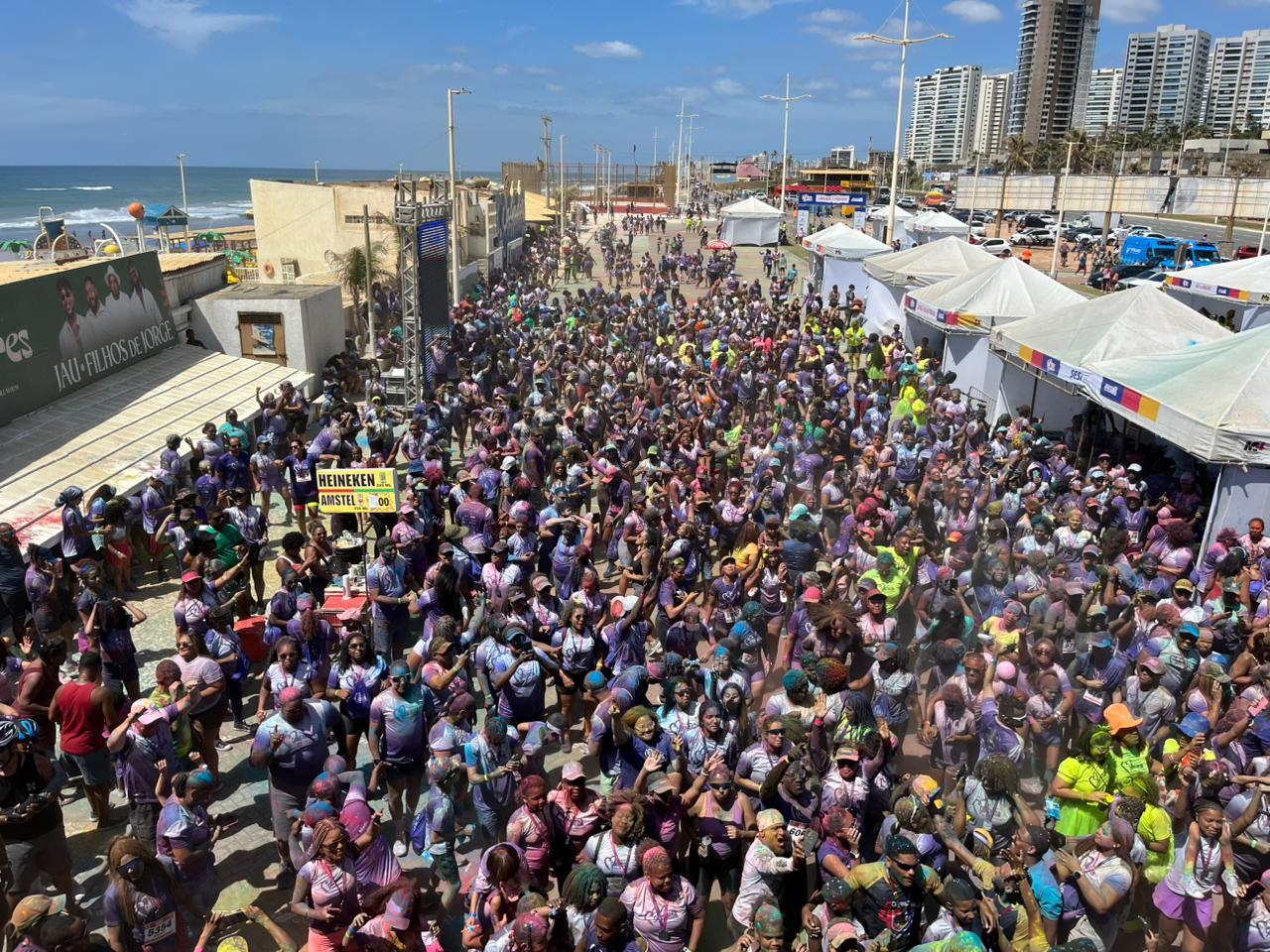Imagem de Com inscrições esgotadas, Corrida Colorida do Martagão teve mais de 4,7 mil participantes