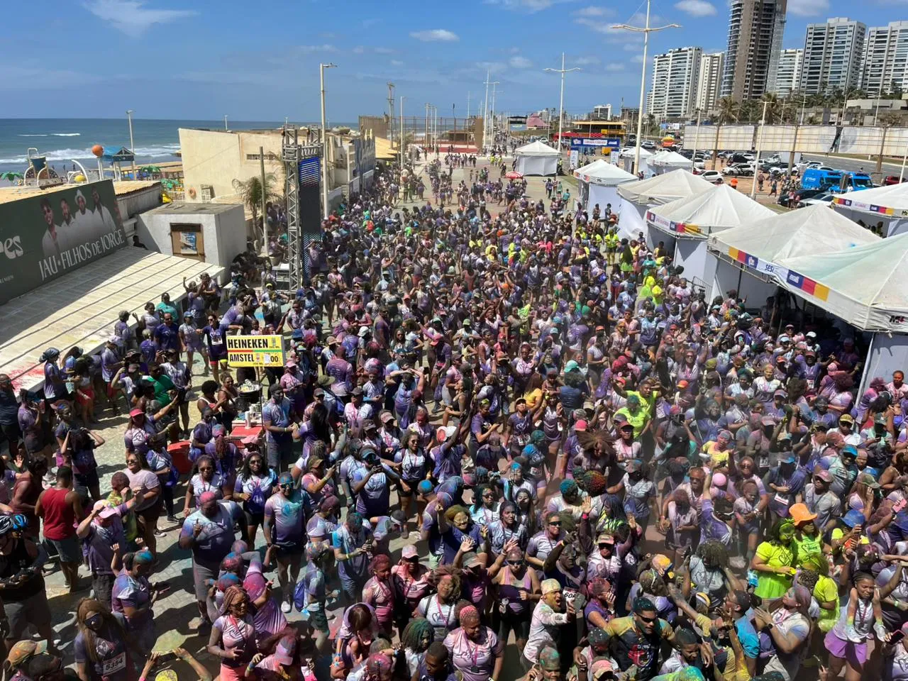 Imagem de Com inscrições esgotadas, Corrida Colorida do Martagão teve mais de 4,7 mil participantes