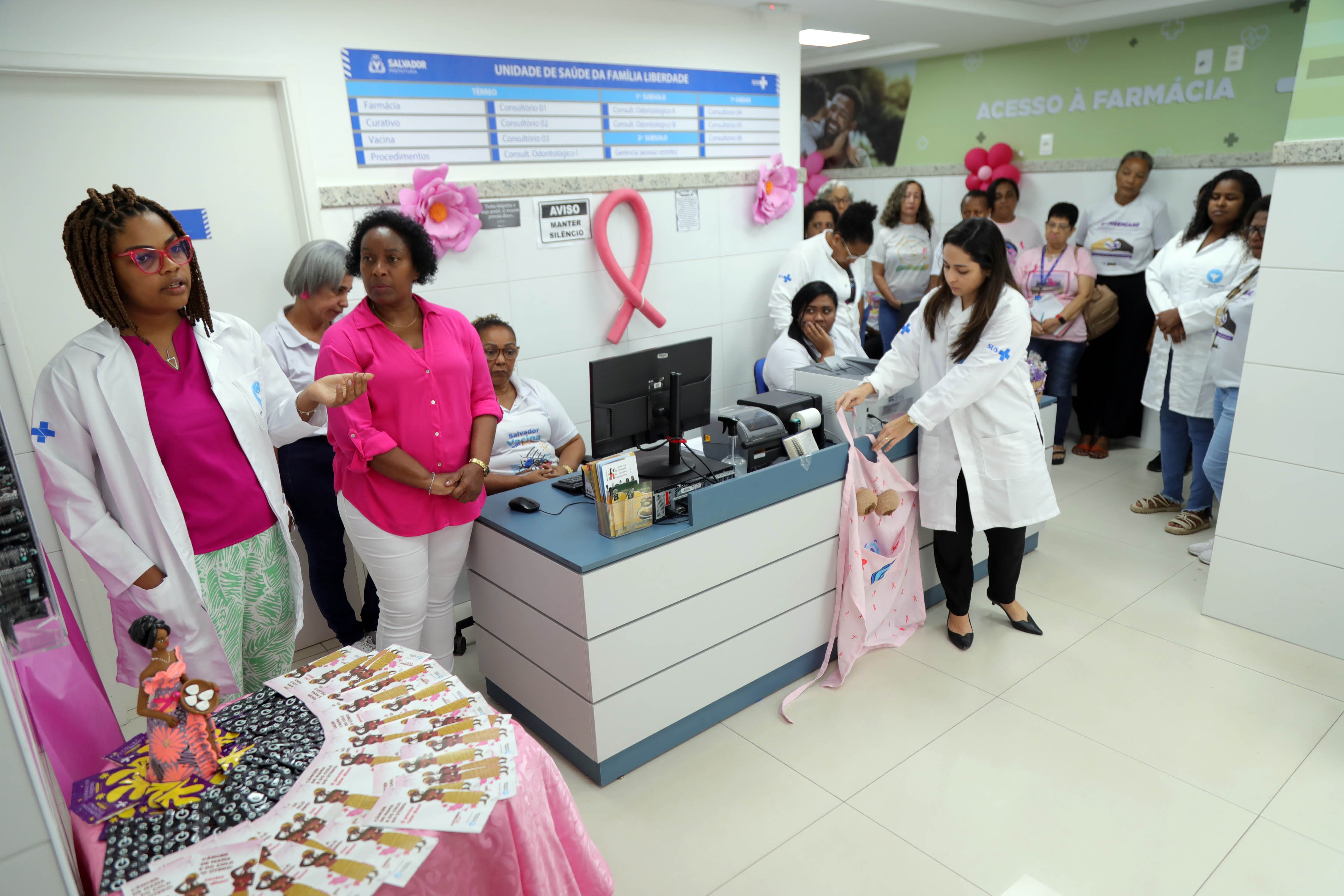 Imagem de Outubro Rosa: USF Liberdade intensifica cuidados e conscientização para a saúde da mulher