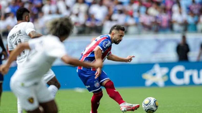 Imagem de Ratão marca no último minuto, e Bahia vence o Sport na estreia pelo Nordestão
