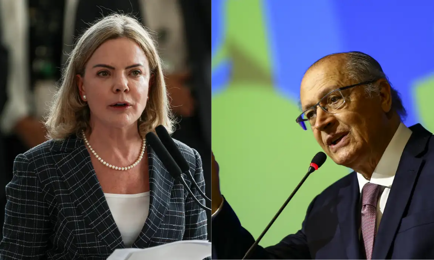 Imagem de Alckmin e Gleisi Hoffmann também usaram serviços de empresa investigada por transportar foragidos ligados ao PCC