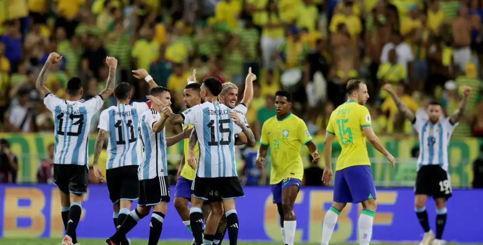 Imagem de Eliminatórias: Brasil perde de 1 a 0 para Argentina no Maracanã