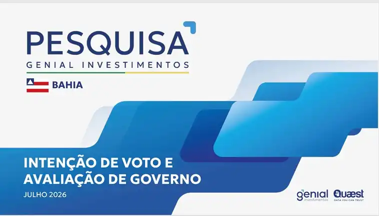 Imagem de Quaest: ACM Neto tem 39%, Jerônimo 38% e disputa pelo Governo da Bahia começa em empate técnico