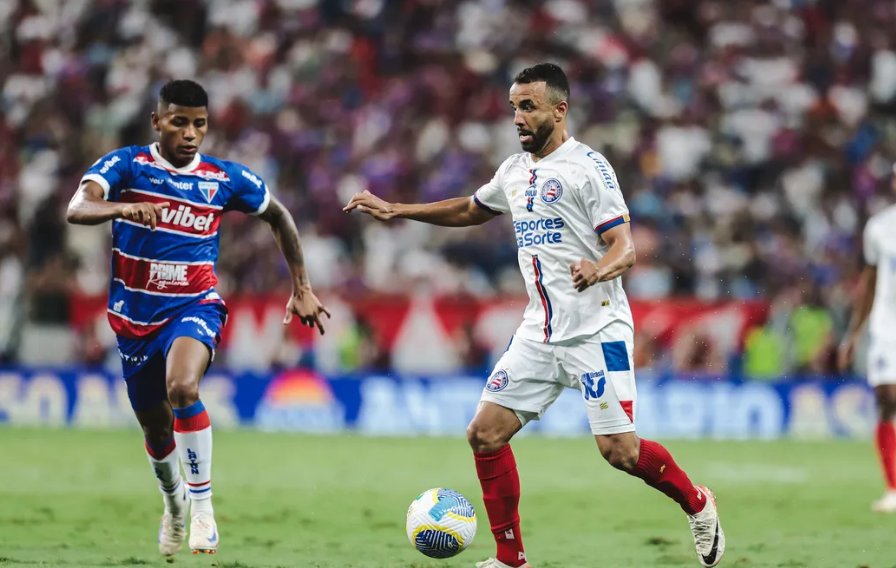 Imagem de Com dois de Marinho, Fortaleza bate Bahia e é vice-líder da Série A