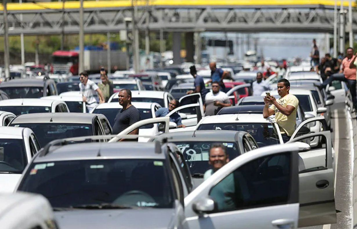Imagem de Contra PL, motoristas por aplicativo paralisam atividades nesta manhã