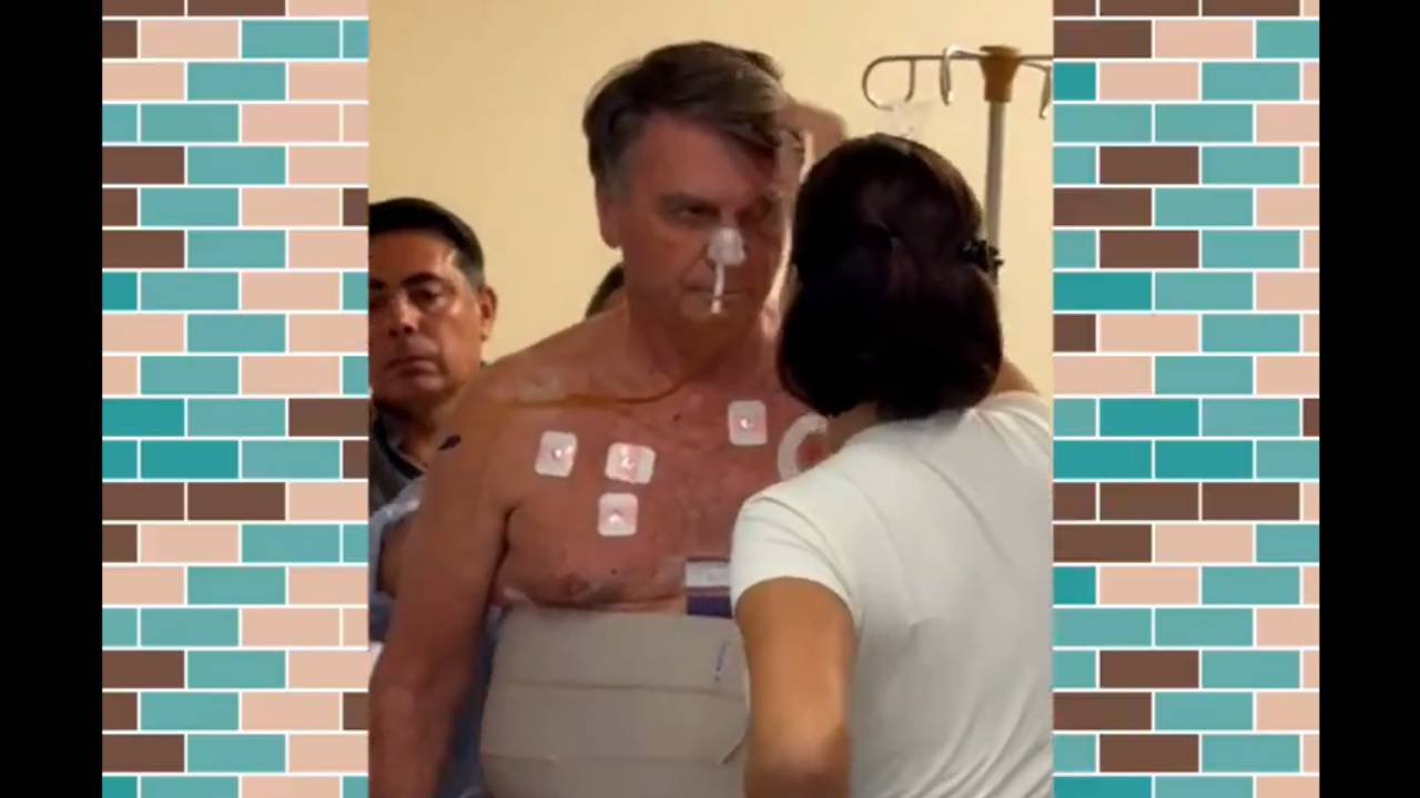 Imagem de Da UTI, Bolsonaro critica asilo a ‘quem rouba do próprio povo’