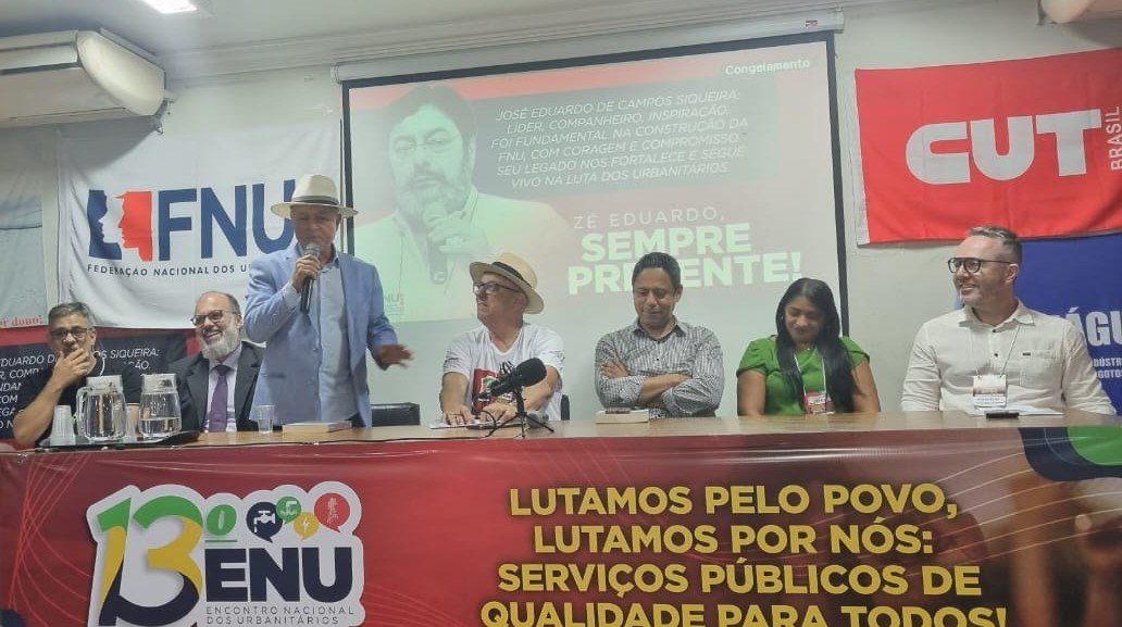 Imagem de Joseildo Ramos defende o saneamento público durante encontro dos urbanitários em Minas Gerais