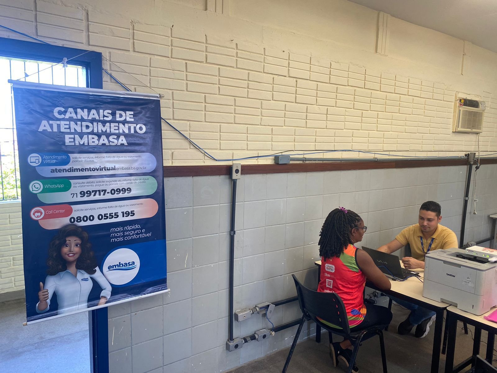 Imagem de Moradores do Nordeste de Amaralina recebem serviços da Embasa