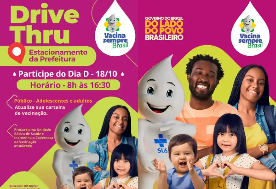 Imagem de Camaçari realiza Dia D de multivacinação com drive-thru e 21 pontos de atendimento
