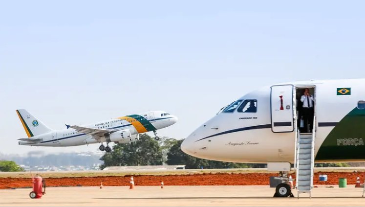 Imagem de Avião de Lula arremete antes de pousar em Sorocaba devido a ventos fortes