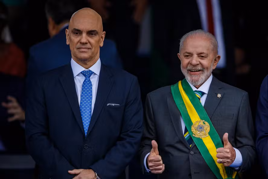 Imagem de Lula demonstra incômodo com Alexandre de Moraes após polêmicas recentes