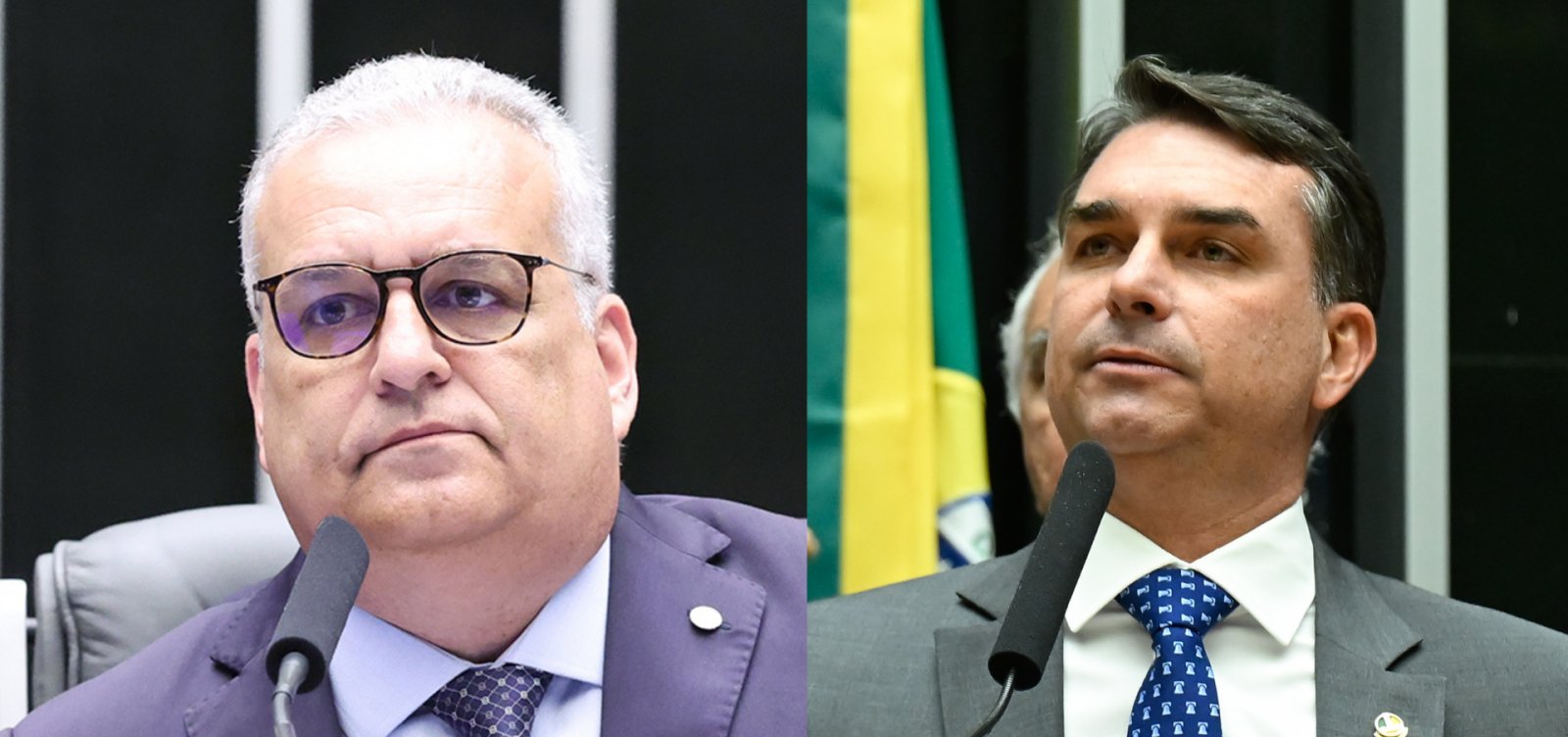Imagem de Flávio Bolsonaro anuncia Alfredo Gaspar como candidato a vice-presidente