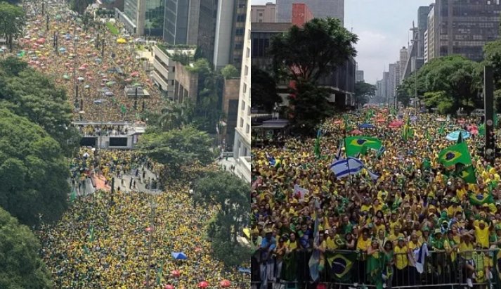 Imagem de Saiba quantas pessoas se reuniram na Paulista no Ato Pró-Bolsonaro, segundo A SSP