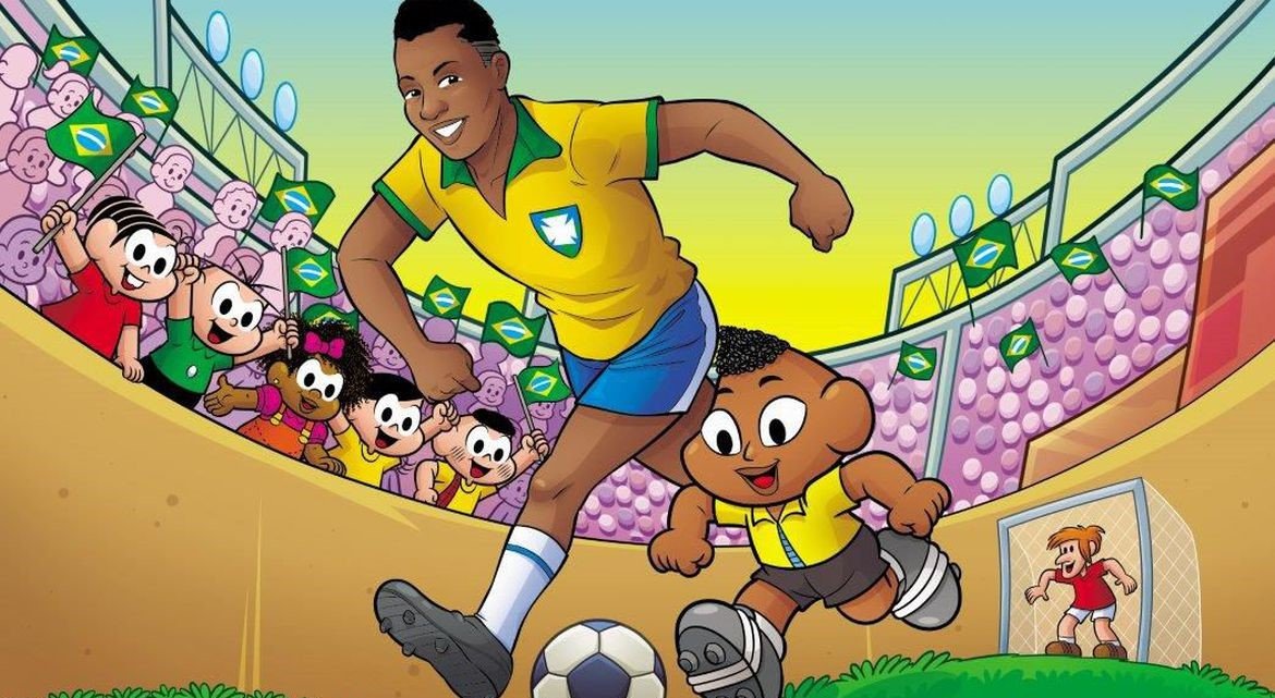 Imagem de Pelé é homenageado por cartunistas com exposição virtual