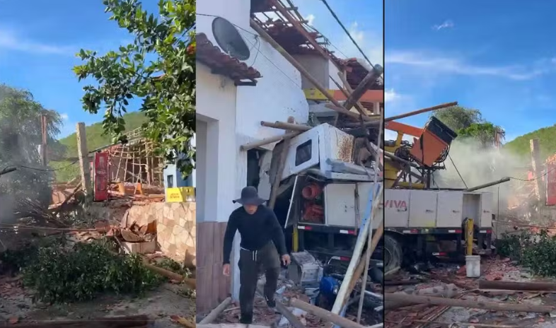 Imagem de Caminhão invade imóvel e mata cinco pessoas em cidade da Chapada Diamantina