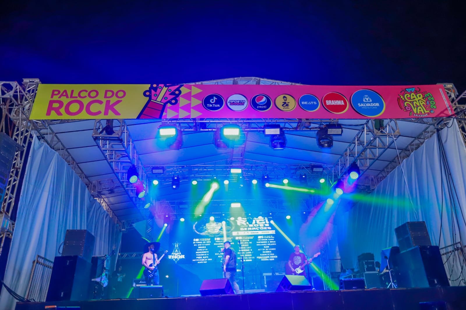 Imagem de Palco do Rock leva som pesado para Piatã em terceira noite de apresentações