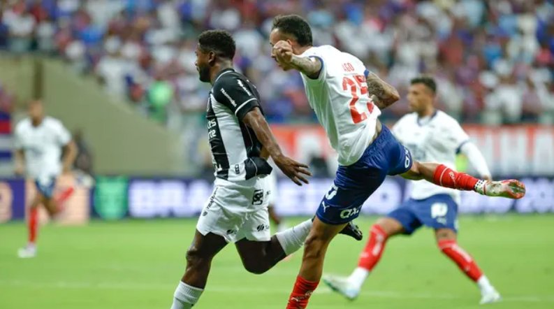 Imagem de Bahia bate o Ceará com gol de pênalti polêmico e vence a primeira na Série A