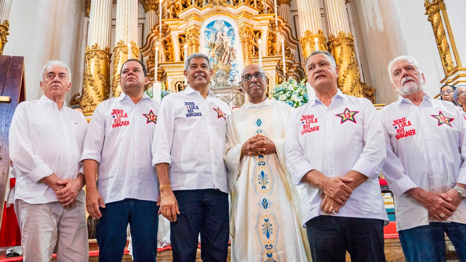 Imagem de Jerônimo abre campanha em Salvador com missa no Bonfim e caminhada pela Cidade Baixa