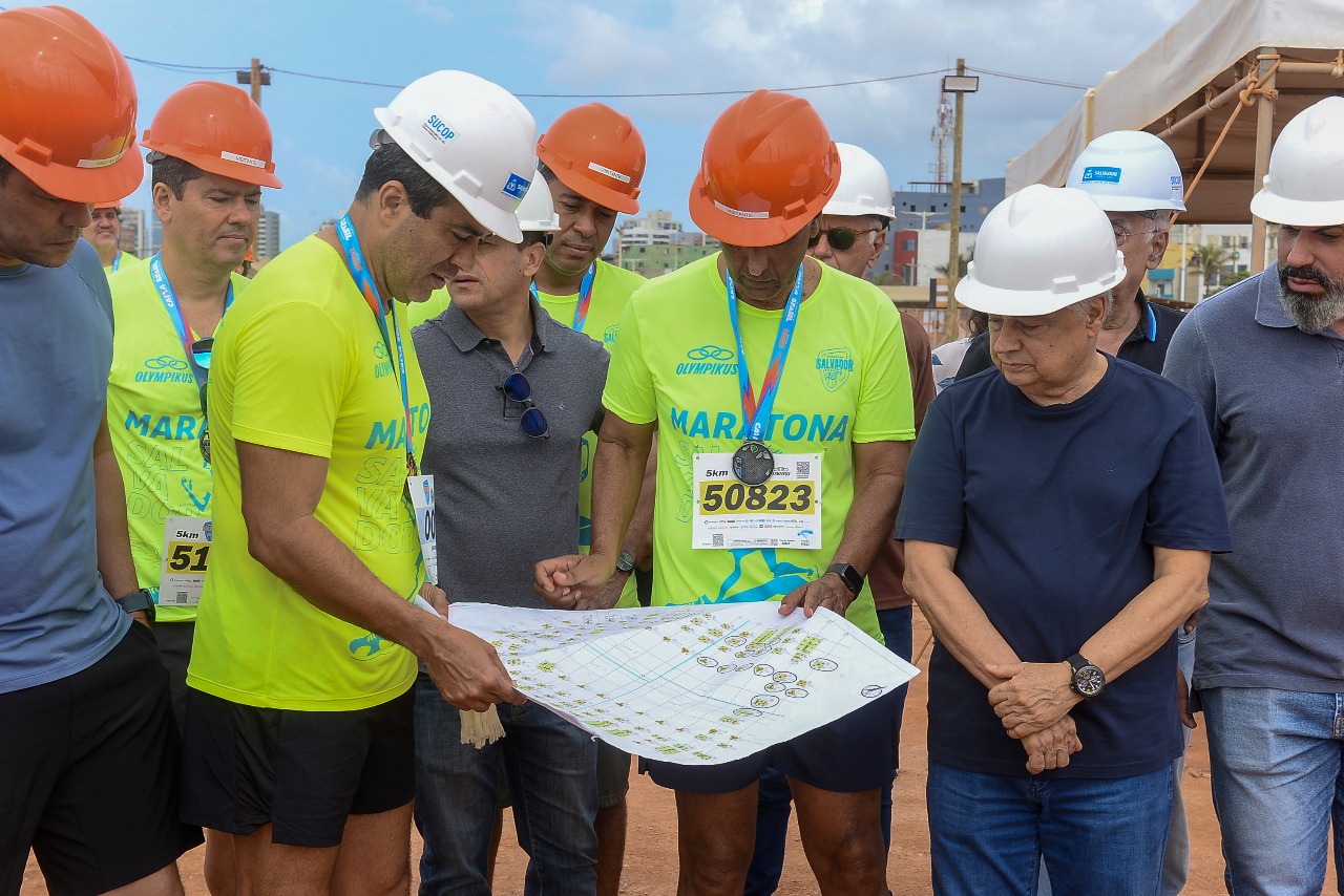 Imagem de Prefeito Bruno Reis realiza vistoria nas obras da Arena Multiuso, na Boca do Rio
