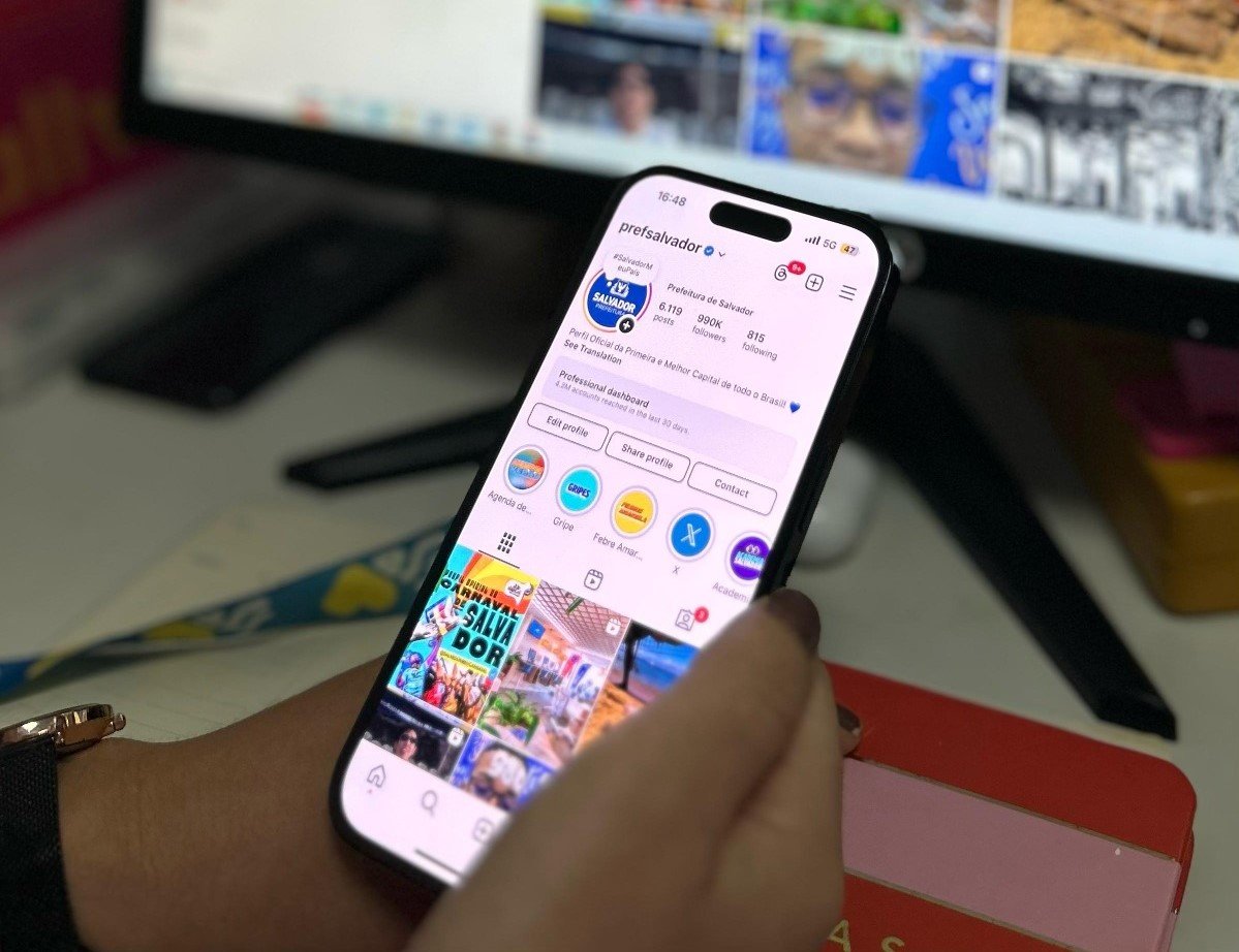 Imagem de Prefeitura de Salvador lidera ranking de engajamento entre todos os governos municipais do Brasil