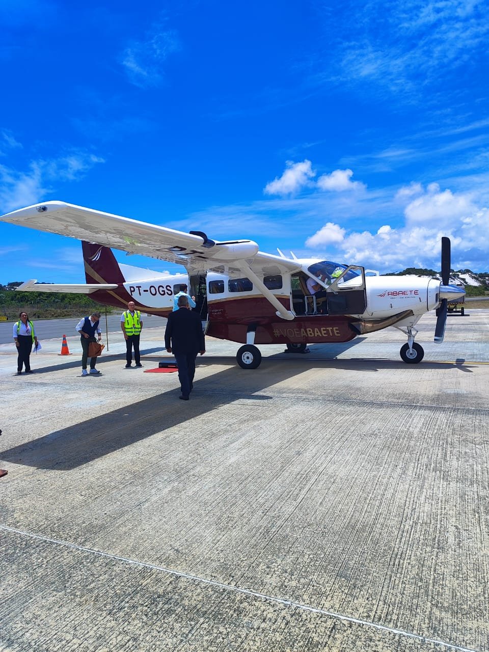 Imagem de Fazenda Pontal recebeu nesta quinta-feira (14) primeiro voo Salvador-Boipeba