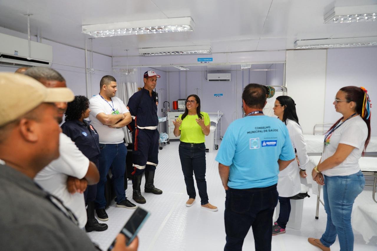 Imagem de Carnaval 2024: Conselho Municipal de Saúde vistoria módulos e serviços ofertadas aos foliões