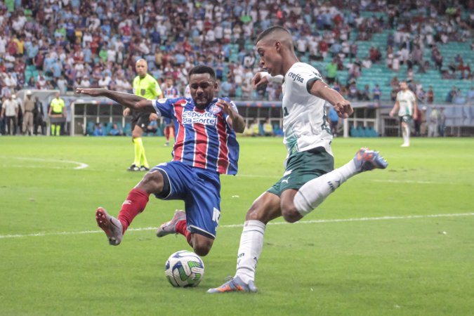Imagem de Bahia marca no fim e encerra invencibilidade do Palmeiras no Brasileirão