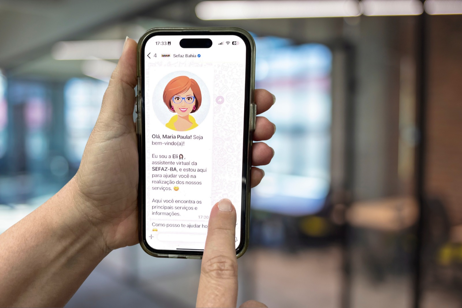 Imagem de Sefaz-Ba amplia atendimento à população com novo canal via Whatsapp