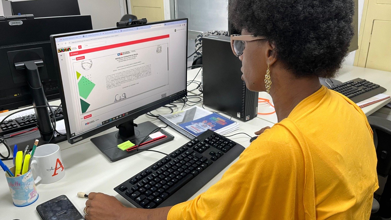 Imagem de SEC disponibiliza serviço on-line para emissão de certificado dos aprovados na prova Encceja