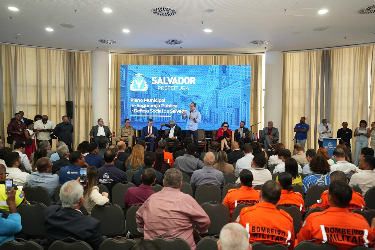 Imagem de Prefeitura de Salvador lança Plano de Segurança Pública com 241 ações e orçamento de R$ 14,3 bilhões até 2035
