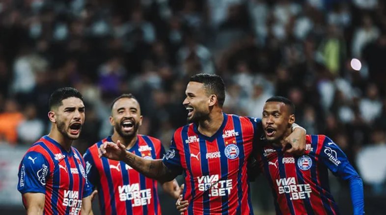 Imagem de Em jogo movimentado e com muitas ações do VAR, Bahia vence Corinthians na Neo Química Arena