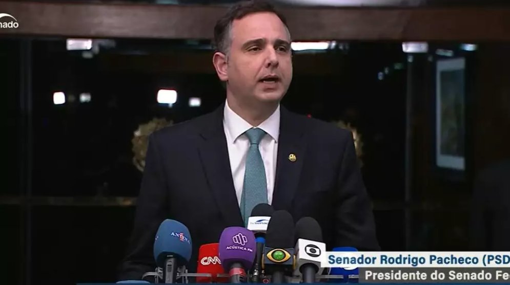 Imagem de Pacheco defende PEC e chama ataque do STF de ‘discurso pobre’