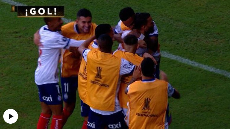 Imagem de Willian José marca, Bahia vence o Atlético Nacional e assume liderança do Grupo F