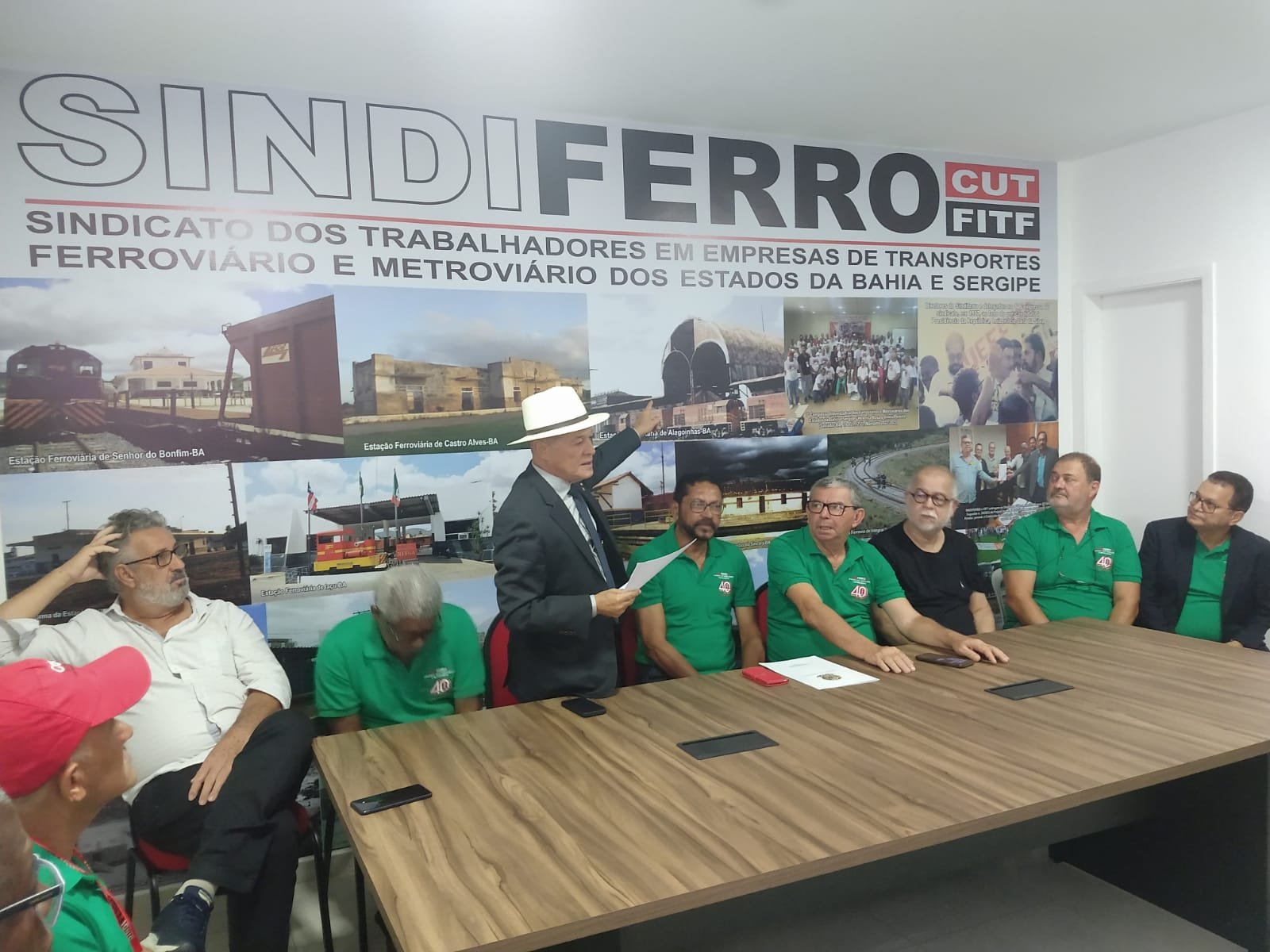 Imagem de Joseildo Ramos apoia movimento dos ferroviários e metroviários da BA e SE em Brasília