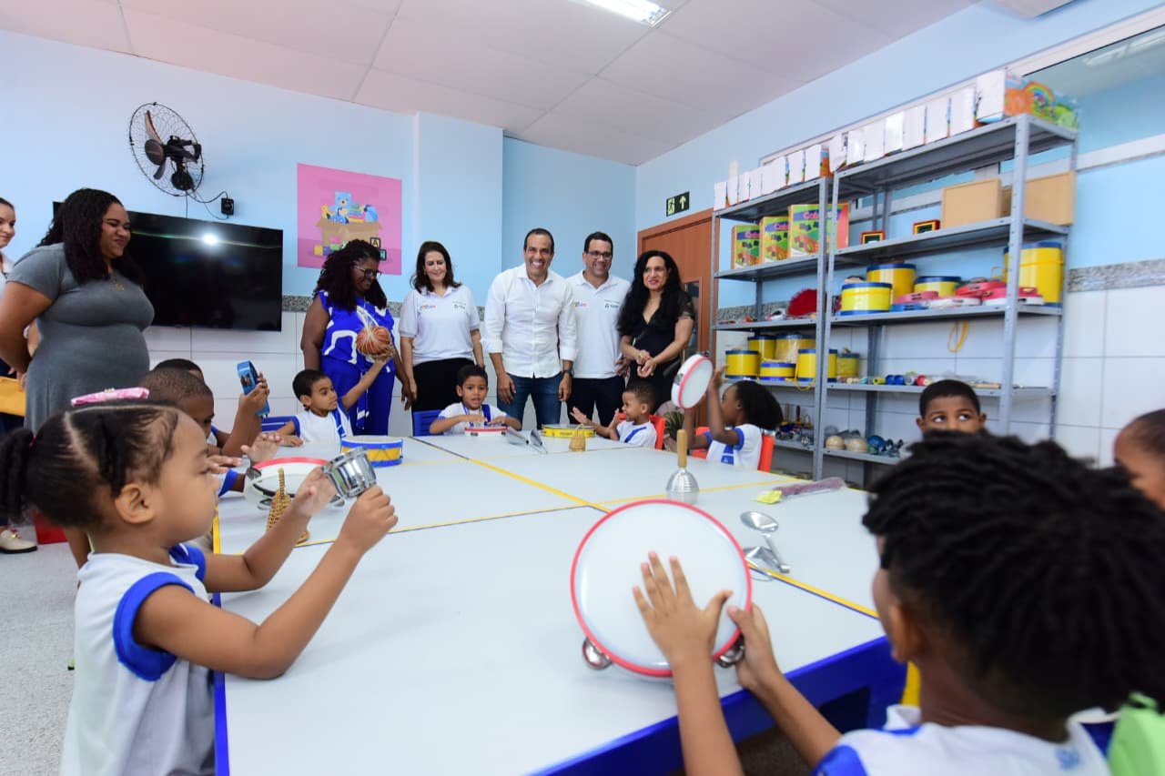 Imagem de Prefeitura entrega novo centro de educação infantil no Arenoso com o dobro de vagas em tempo integral