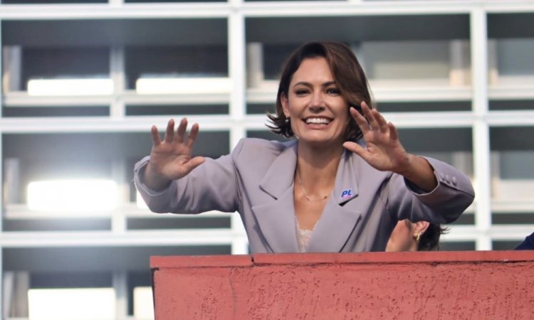 Imagem de ‘Queremos mulheres na política pelo potencial e pelo protagonismo’, diz Michelle Bolsonaro em evento do PL Mulher