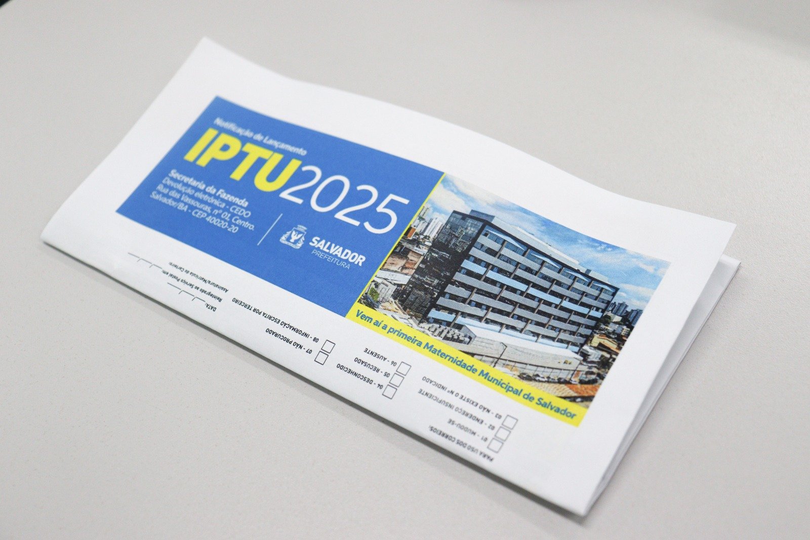 Imagem de IPTU de 420 mil imóveis soteropolitanos vence nesta quarta (5)