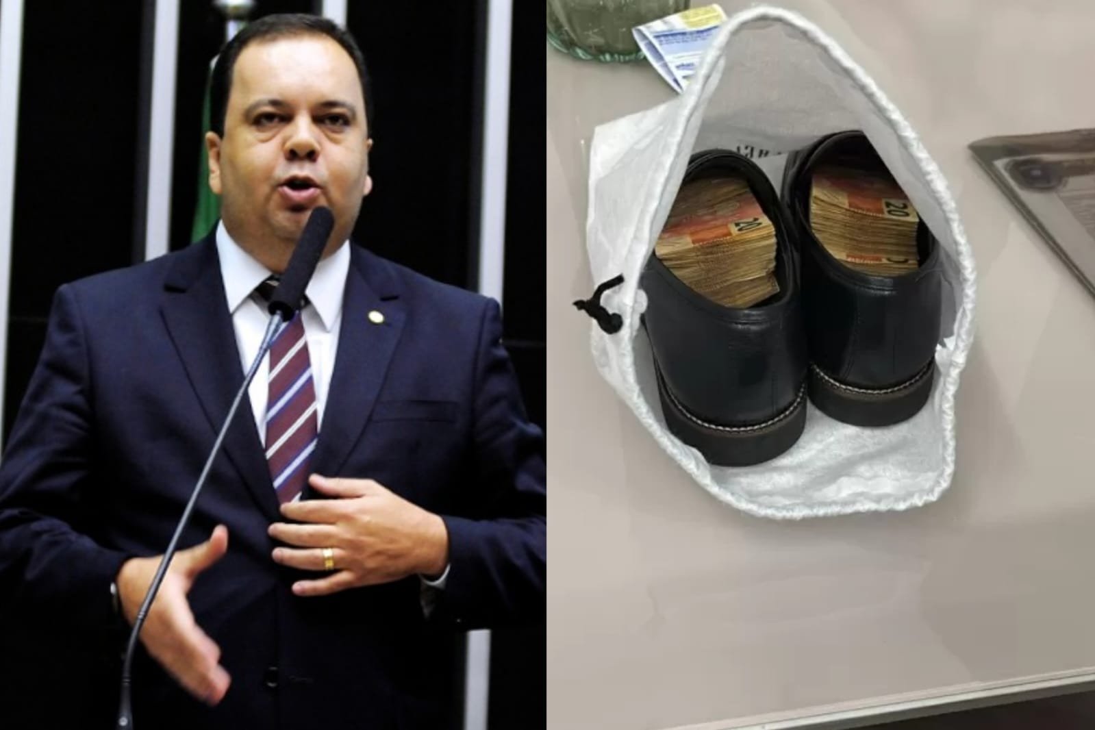 Imagem de PF encontra dinheiro no sapato de vereador na Bahia