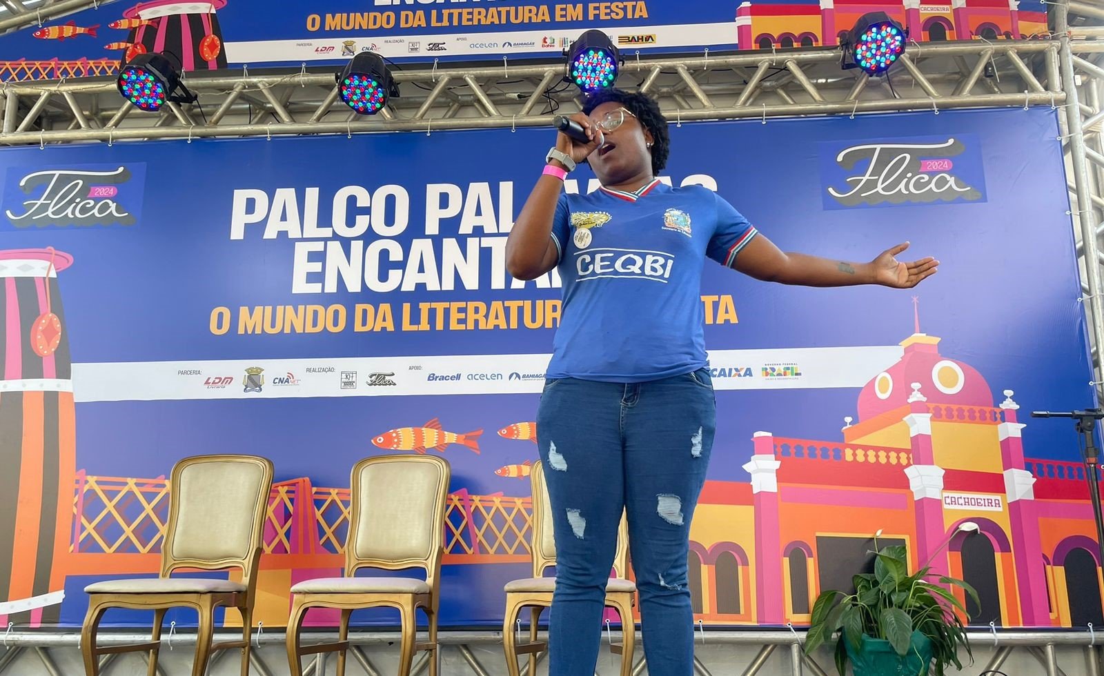 Imagem de Estudantes da rede pública se revelam futuros escritores na FLICA 2024