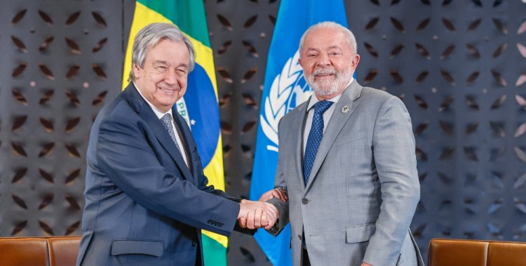 Imagem de Lula defende que guerra entre Rússia e Ucrânia seja discutida no Conselho de Segurança da ONU