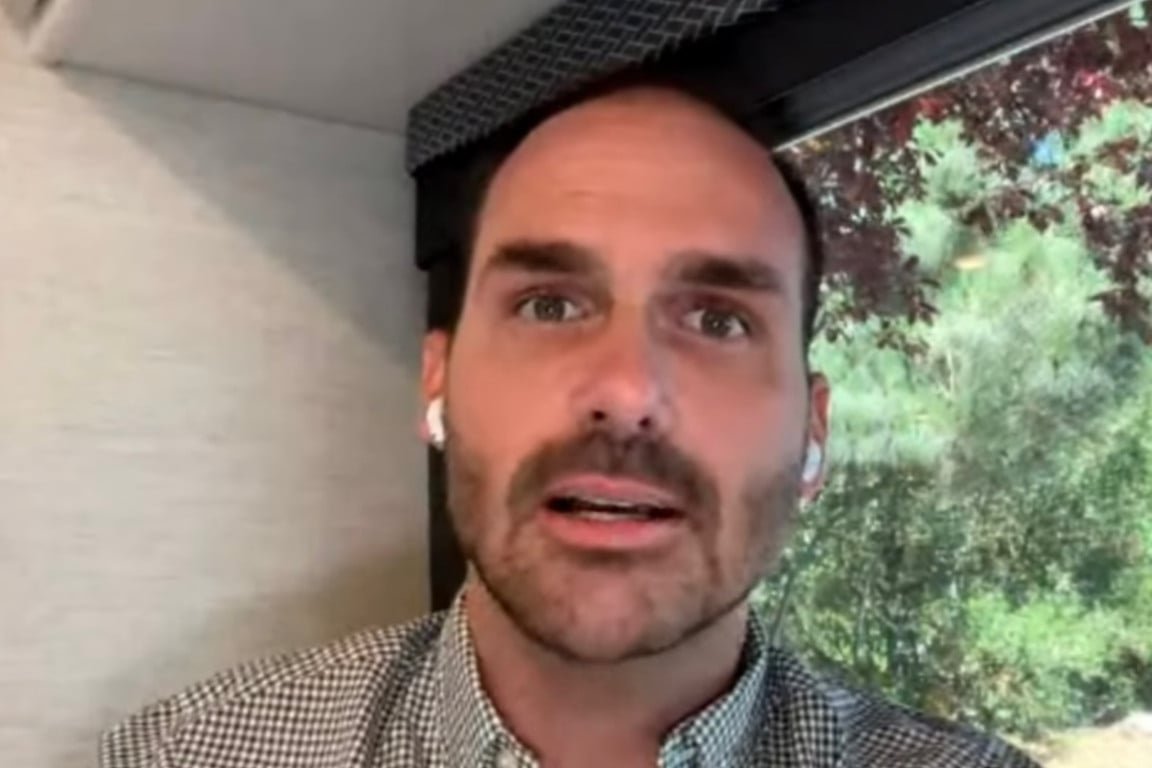 Imagem de Eduardo Bolsonaro diz que só Moraes pode reverter tarifa de Trump