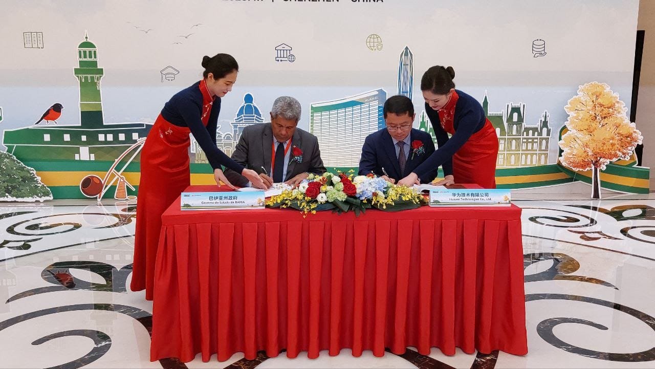 Imagem de Governador Jerônimo Rodrigues assina, na China, acordo para ampliar parceria tecnológica com a empresa Huawei