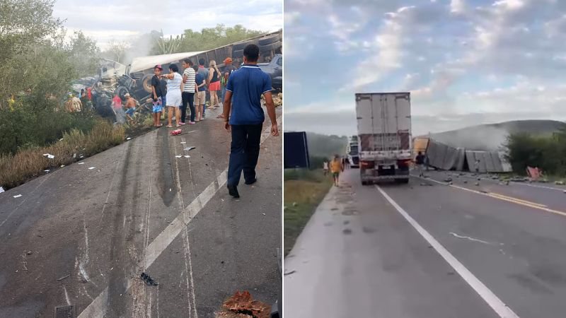 Imagem de Motorista é preso após acidente com 16 mortes na BR-116, na Bahia