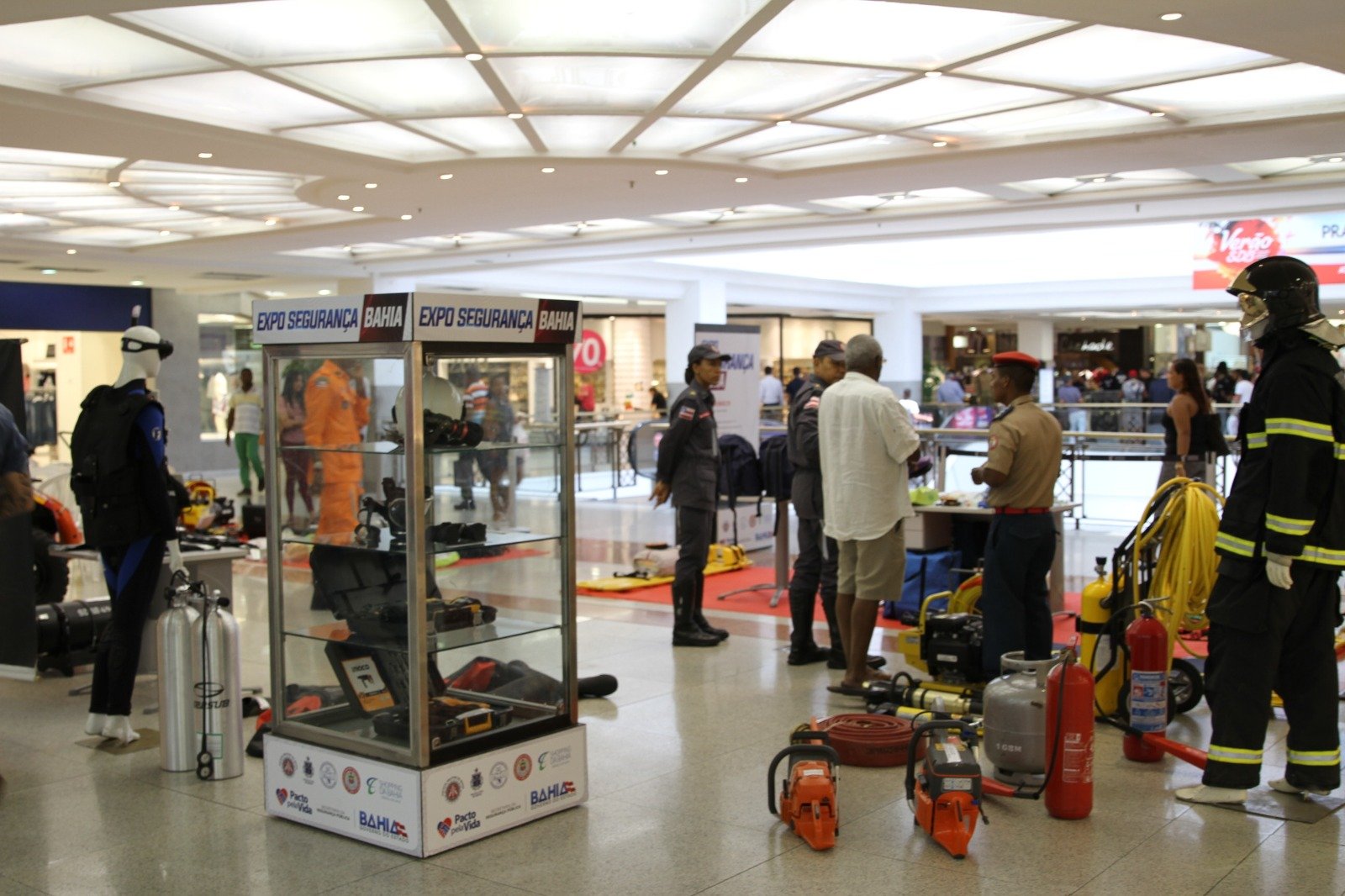 Imagem de Exposegurança apresentará aparatos usados no Carnaval