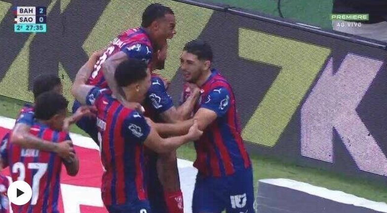 Imagem de Com dois de Willian José, Bahia vence o São Paulo e cola nos líderes do Brasileirão
