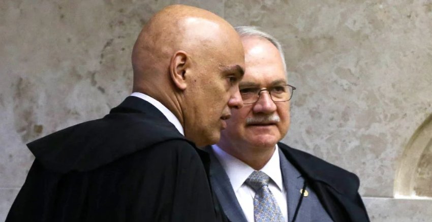 Imagem de Moraes e Fachin votam a favor de queixa-crime contra Eduardo Bolsonaro